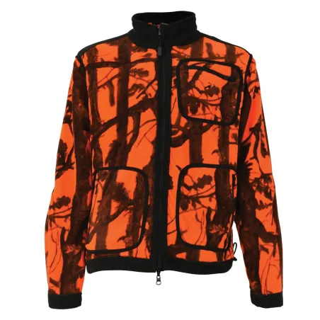Blouson polaire réversible Pro Hunt kaki/blaze M-4XL
