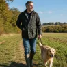 Veste Poacher Walker and Hawkes - Coton ciré vert style anglais