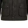 Veste Poacher Walker and Hawkes - Coton ciré vert style anglais