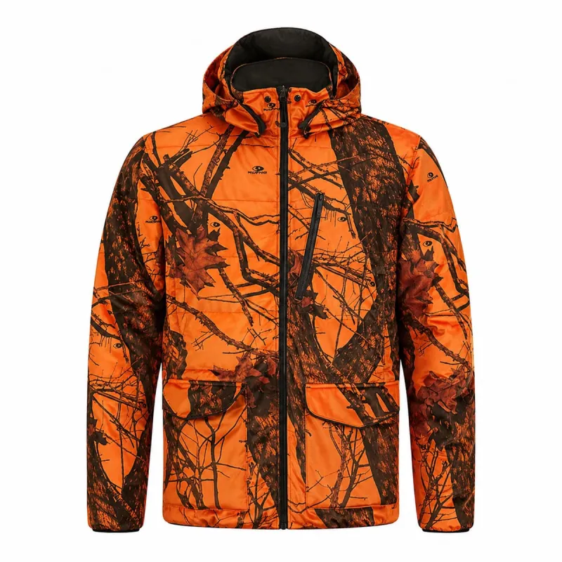 Doudoune réversible Alaskan Kaki/Orange - Chasse & Outdoor