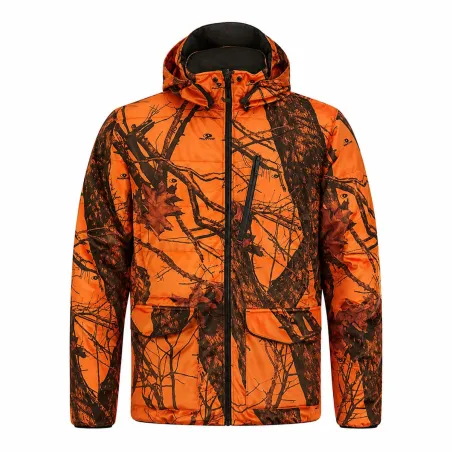 Doudoune réversible Alaskan Kaki/Orange - Chasse & Outdoor
