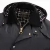 Manteau long Waxstock navy Walker & Hawkes M à 3XL