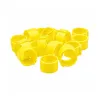 Bagues à clip éco Ø18mm vert foncé - Lot de 50