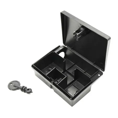 Boîte à appâts sécurisée pour rats et souris 12,5x9,5x4,5 cm