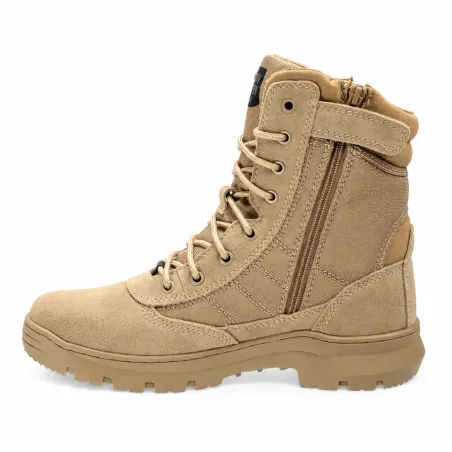 Chaussures travail Dune beige mi-hautes antidérapantes