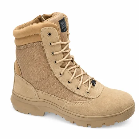 Chaussures travail Dune beige mi-hautes antidérapantes