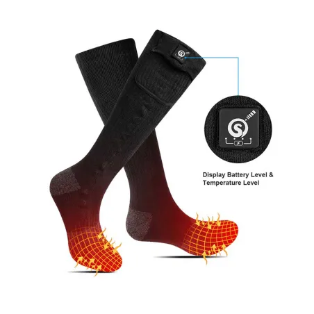 Chaussettes chauffantes Ertak Teamwood® - Noir homme