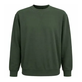 Sweat col rond kaki - Confort et polyvalence