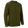 Pull commando kaki en acrylique - Taille 2XL