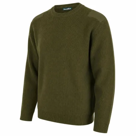 Pull commando kaki en acrylique - Taille 2XL