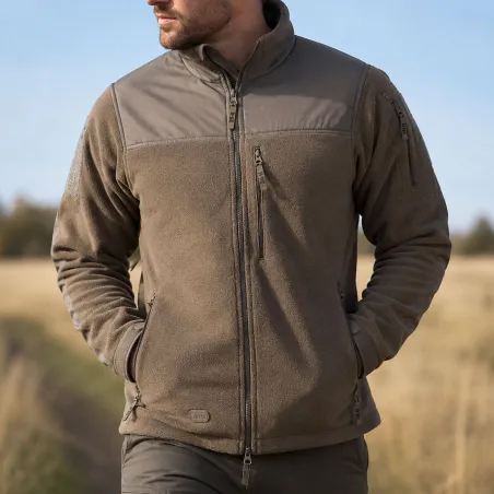 Veste polaire tactique Alpha 420g/m² 5 poches éleveur