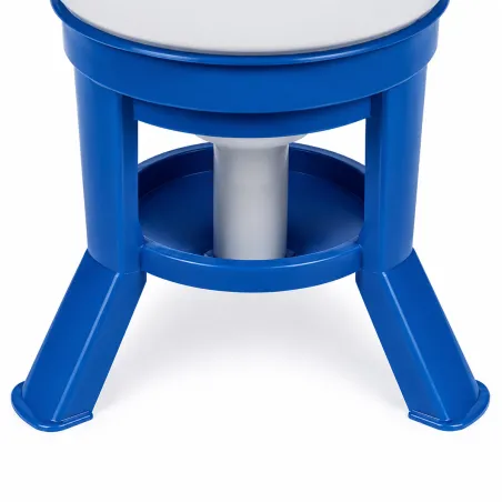 Kit 30L Mangeoire & Abreuvoir Volailles - Bleu/Rouge/Blanc