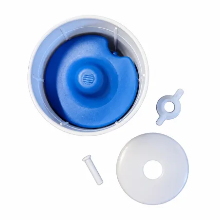 Kit 30L Mangeoire & Abreuvoir Volailles - Bleu/Rouge/Blanc