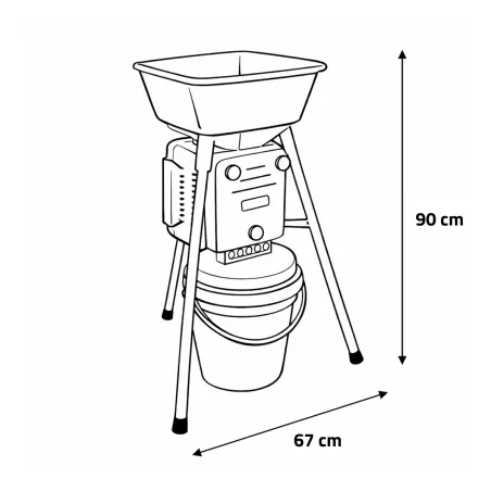 Moulin Davide 4V - Électrique pour céréales 550W