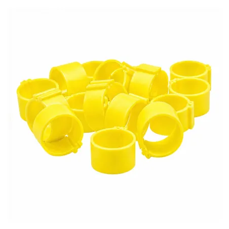 Lot de 50 bagues à clip éco Ø20mm Rose Fluo