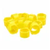 Lot de 50 bagues à clip éco Ø20mm Rose Fluo