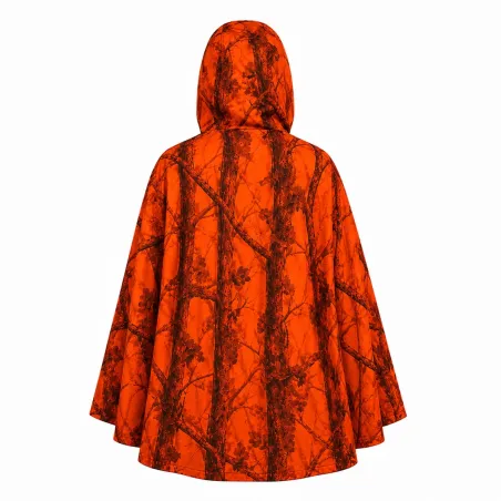 Pèlerine Dinan Ghost imperméable orange Ghost Camo