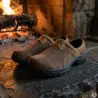 Sabotins Teamwood Nevada cuir suédé 39-46 chocolat
