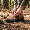 Sabotins Teamwood Nevada cuir suédé 39-46 chocolat