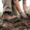 Chaussures sécurité Lea basses S3S cuir marron éleveur