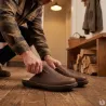 Sabots homme Dubbo en cuir marron - Ayoka - Confort & style