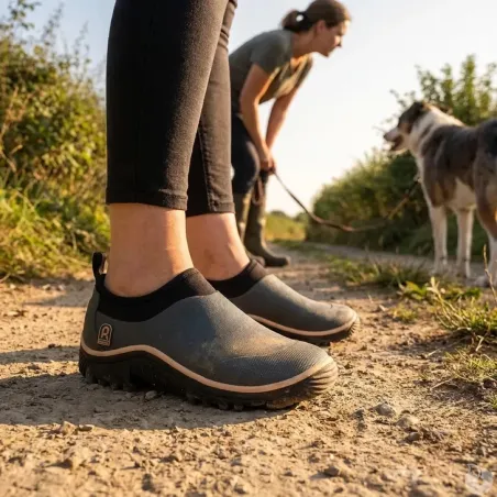 Sabots femme Trial gris antidérapants - Confort ergonomique 36-41