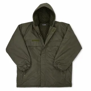 Veste coupe-vent fourrée kaki S à 3XL - imperméable