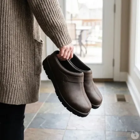 Sabots Aigual cuir marron 40-47 - Résistants et pratiques