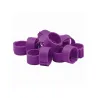 Lot de 100 bagues à clip éco Ø16mm couleur mauve