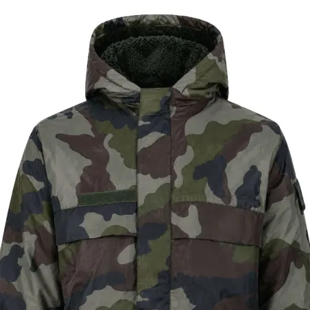 Veste coupe-vent fourrée camouflage S à 3XL