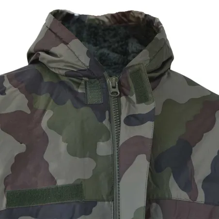 Veste coupe-vent fourrée camouflage S à 3XL