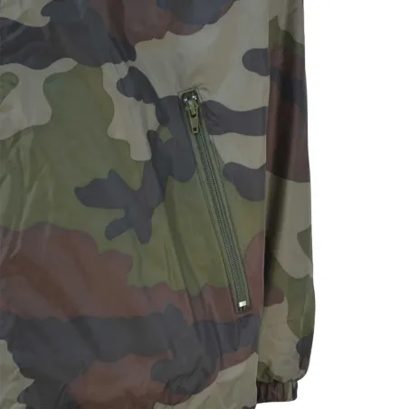 Veste coupe-vent fourrée camouflage S à 3XL