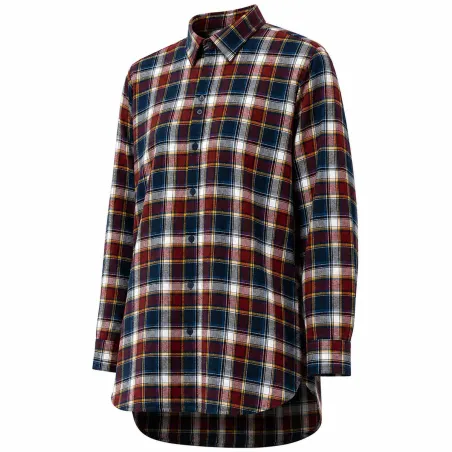 Chemise flanelle Tanouk carreaux rouge/bleu - S à 4XL