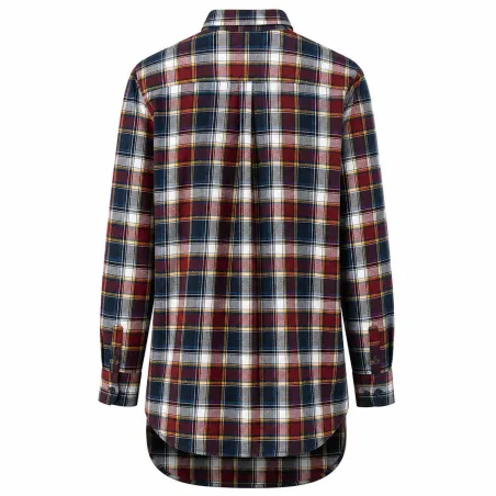 Chemise flanelle Tanouk carreaux rouge/bleu - S à 4XL