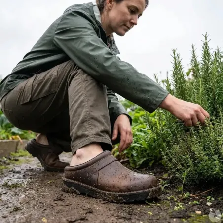 Sabots Aigual cuir marron 40-47 - Résistants et pratiques