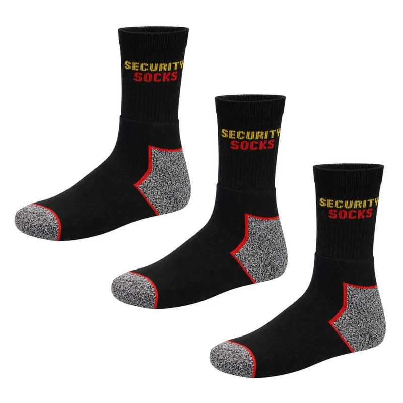 Lot de 3 paires de chaussettes renforcées jardinage