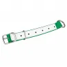 Collier ajustable moutons/chèvres en nylon vert 60cm