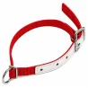 Collier ajustable moutons/chèvres en nylon rouge 60 cm