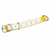 Collier ajustable moutons/chèvres en nylon jaune 60 cm