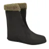 Bottines Hudson cuir marron isolantes 40-46 pour extérieur