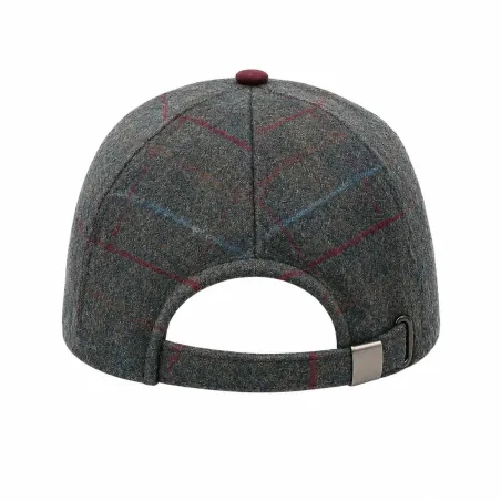 Casquette kaki-marron en laine polyester réglable T58