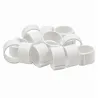 Bagues à clip éco Ø25mm - Lot de 50 pièces blanches