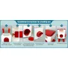 Kit mangeoire 12 kg + abreuvoir 11 L pour volailles