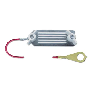 Raccord ruban-poste en inox 40mm - 130cm M8