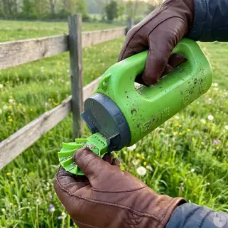 Épandeur manuel 2L à sortie éventail pratique