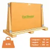 Panneau volière alu 102x200 cm avec porte intégrée