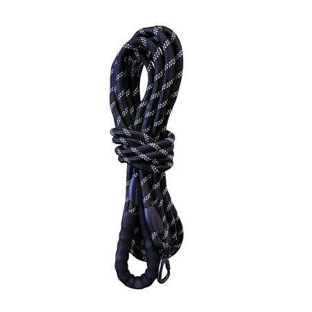 Longe nylon réfléchissante 5m - mousqueton et poignée inclus