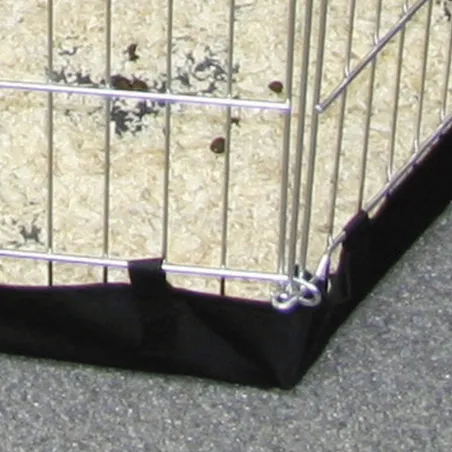Tapis étanche pour enclos petits animaux 50x50cm noir