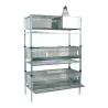 Lot de 5 mangeoires galvanisées 7kg pour volailles