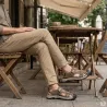 Sandales homme synthétique marron - Confort et résistance